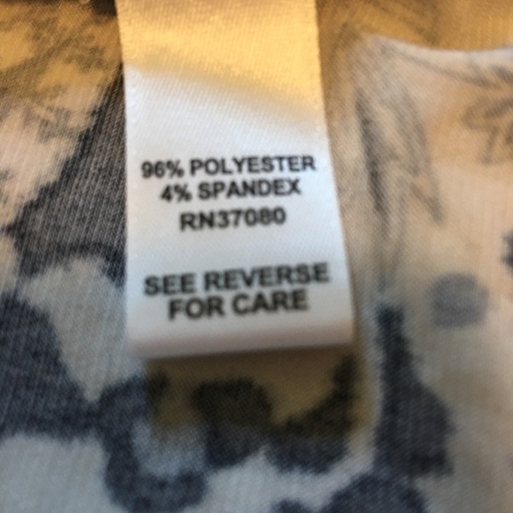 Cato artsy print top size 18/20W. Cowl neck, sequins, long sleeve, date night. - Picture 8 of 10